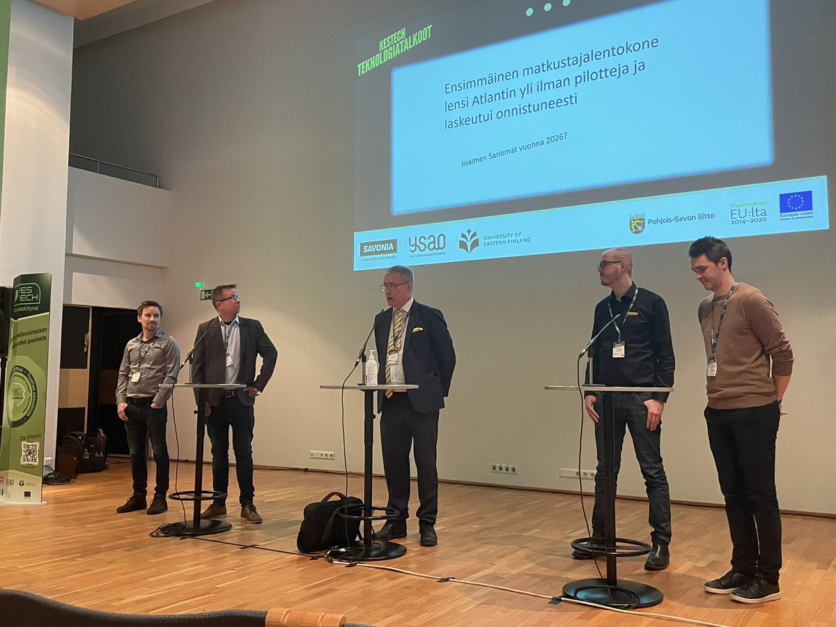 KatiAhman's tweet photo. Kestech Teknologiatalkoot tänään Iisalmessa. Huippu avaus päivälle Tulevaisuus tutkija Perttu Pölösen siiivittämänä.
#savonia #kestech #itäsuomenyliopisto #ysao https://t.co/vivEdQLz38