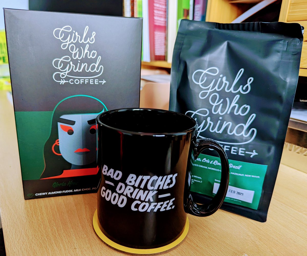 Oh myyy ! <a href="/GWG_Coffee/">GirlsWhoGrindCoffee</a> what a treat. Go get yours from all female coffee producers incl. Gloria Henriquez 💪🤩❤️