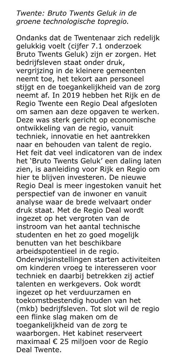 Hilde_PM's tweet photo. Vandaag weer nieuwe tranche van #RegioDeals!
Belangrijk dat kabinet investeert #VoorHeelNederland met oa een RegioDeal #Twente voor techniek onderwijs, mkb, toegankelijkheid zorg & Bruto Twents Geluk 💚 https://t.co/I2I8AzkW6I