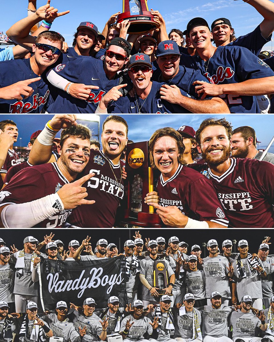 Three. Straight. National. Champions.

WHO'S NEXT? ⚾️🏆