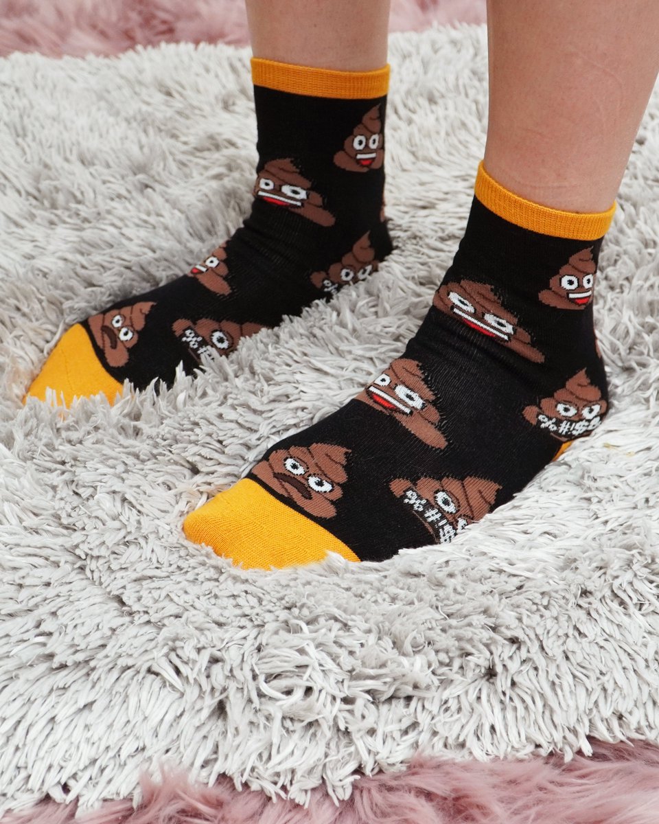 These socks are the 💩 😆 #emoji