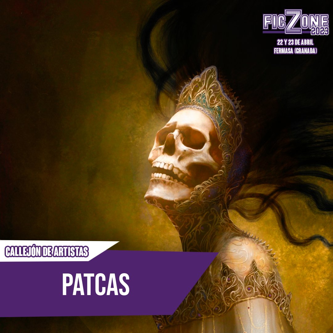 FicZone (@ficzone) on Twitter photo Patcas (<a href="/Patcas_art/">Patcas Illustration</a>) estará en el Callejón de artistas de Ficzone 2023.
¡Os espera en abril!
ficzone.com/callejon-de-ar… Patcas (<a href="/Patcas_art/">Patcas Illustration</a>) estará en el Callejón de artistas de Ficzone 2023.
¡Os espera en abril!
ficzone.com/callejon-de-ar…
