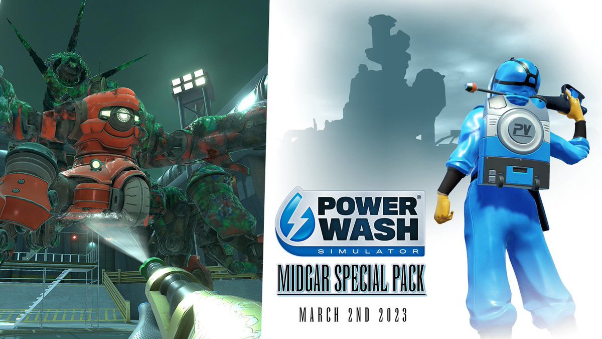 PowerWash Simulator's Midgar Special Pack Brings an AVALANCHE of