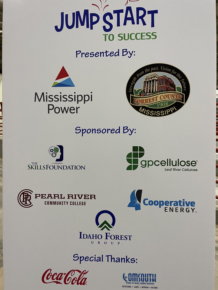 The @ADPHattiesburg JumpStart to Success is underway! 1,600 8th and 9th graders are here for our interactive career fair featuring 75 exhibitors & 14 career pathways! Thanks to all our sponsors! @wdam #NextGenWorkforce #TalentRecruitment #TalentRetention