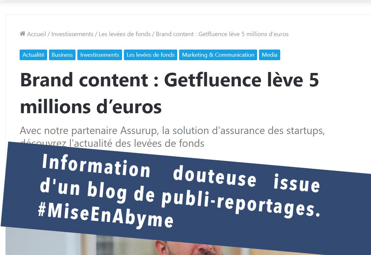 slpng_giants_fr's tweet photo. Les deux pseudo-sites d'info lui appartiennent donc, et #GetFluence diffuse des #publireportages. 
Les articles qui nous descendaient ont donc été rémunérés. Mais GetFluence n'est qu'une filiale de #Diginov SASU, dirigé par Marc de Zordo, et là on change d'échelle.
4/8 https://t.co/9ZSkDARYPC