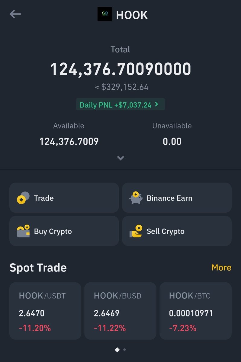 bull_bnb's tweet photo. Biught dip on $Hook https://t.co/UPFnFAicoL