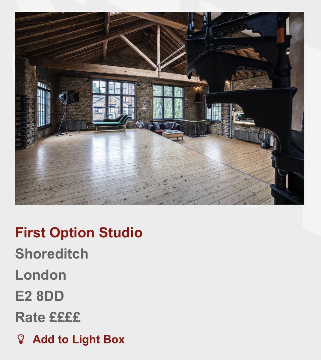 StudioHire_Com's tweet photo. Add To #LightBox!

#FirstOptionStudio 
on #StudioHire.com https://t.co/CVAxtRn5xs