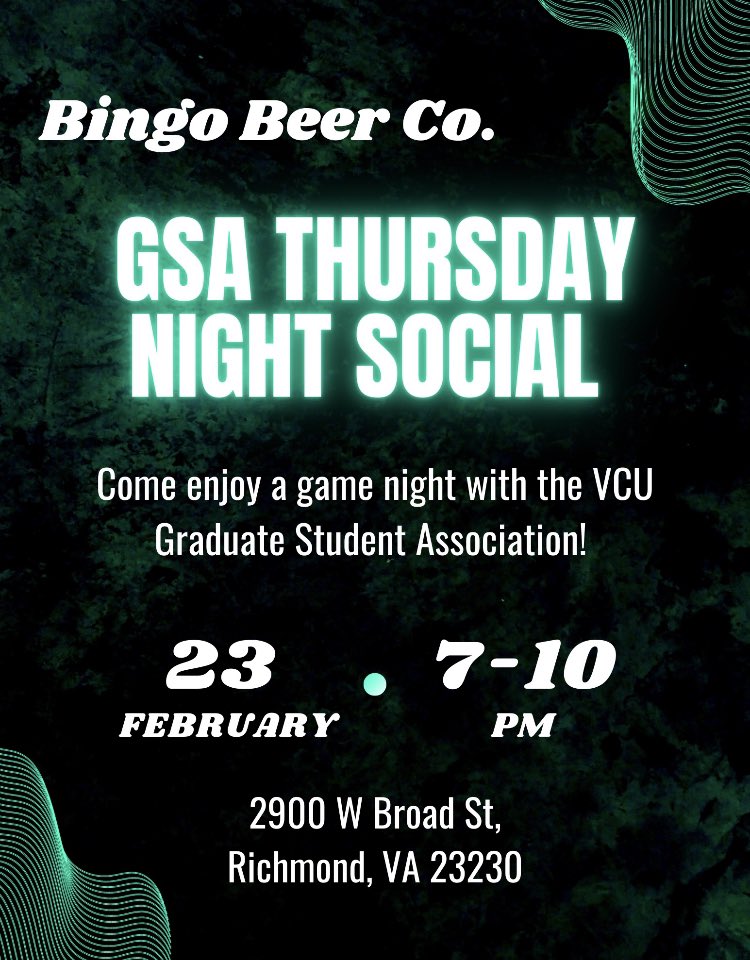 VCU Graduate Student Association tweet media