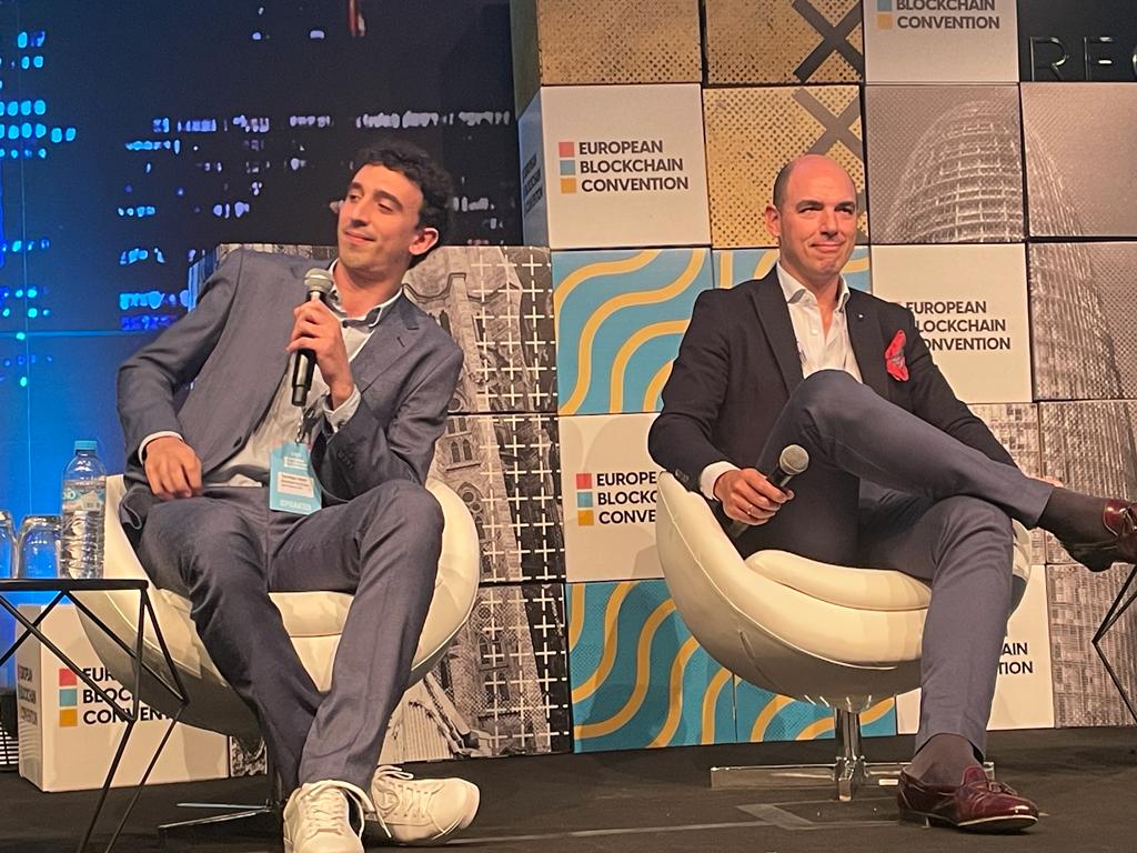 Alastria Blockchain Ecosystem (@alastria_) on Twitter photo Interesting discussion about how latest development around #digital #identity and the #EU digital identity wallet help the digitalisation and #tokenisation of the EU #economy: <a href="/JuJiZa13/">JJ</a> <a href="/tommasoastazi/">Tommaso Astazi</a> <a href="/nenadokuzov/">Nena</a> <a href="/govSlovenia/">Slovenian Government</a> <a href="/fradester/">Joao Rodrigues Frade</a> <a href="/EU_Commission/">European Commission</a>
<a href="/EBlockchainCon/">European Blockchain Convention</a> #EBC23 Interesting discussion about how latest development around #digital #identity and the #EU digital identity wallet help the digitalisation and #tokenisation of the EU #economy: <a href="/JuJiZa13/">JJ</a> <a href="/tommasoastazi/">Tommaso Astazi</a> <a href="/nenadokuzov/">Nena</a> <a href="/govSlovenia/">Slovenian Government</a> <a href="/fradester/">Joao Rodrigues Frade</a> <a href="/EU_Commission/">European Commission</a>
<a href="/EBlockchainCon/">European Blockchain Convention</a> #EBC23