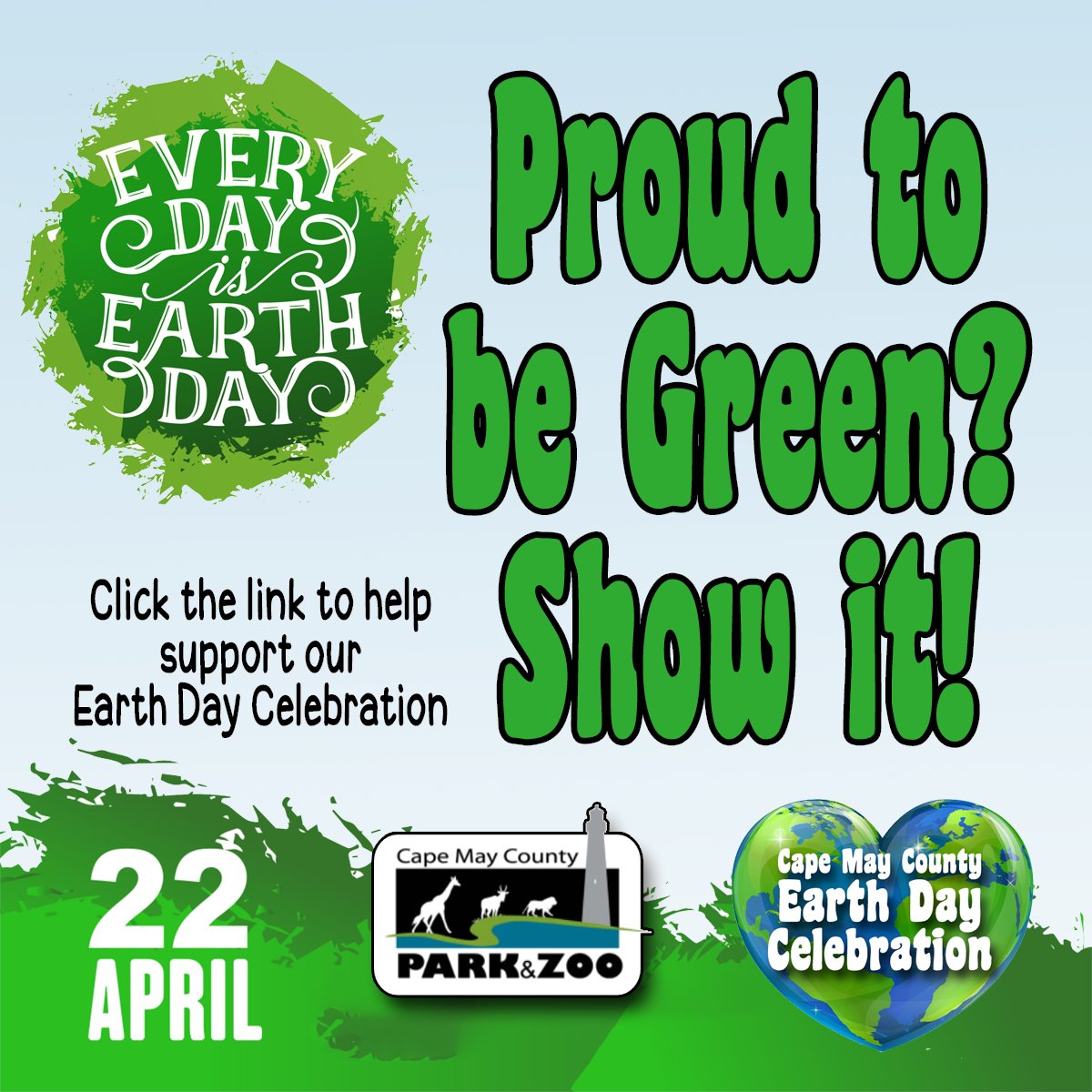 We need your help to make this event a success!  Would you like to join our party for this year's Earth Day Celebration?  click here capemaycountynj.gov/1614/Earth-Day…