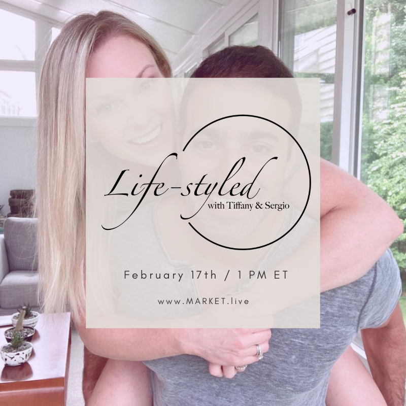 ShopMARKET_Live's tweet photo. Tiffany &amp; Sergio have a special guest for you today at 1 PM ET today to welcome you to the weekend! 

Who will it be? And what else do they have in store? Find out today on MARKET!

RSVP https://t.co/SkOkvwDgEQ

#MARKET #lifestyled #livestream #shop https://t.co/s9Qv78pcsp