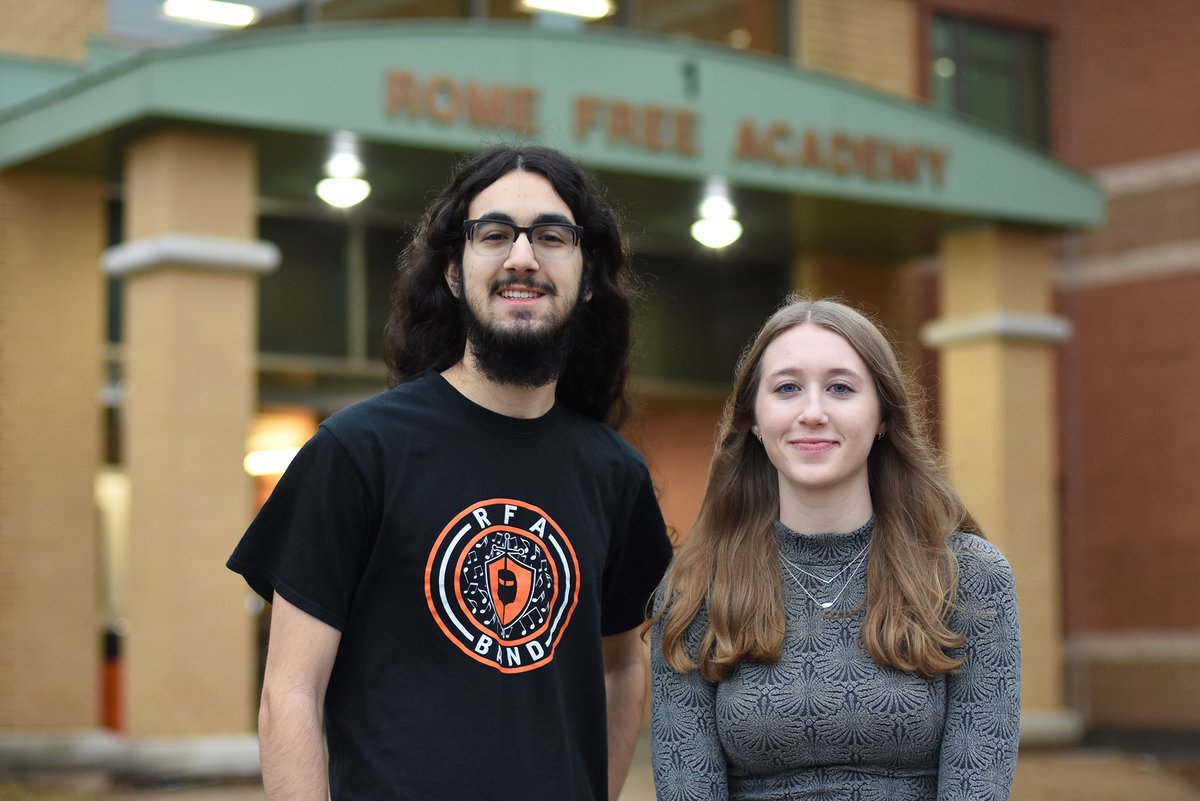 romecsd's tweet photo. The RFA Top Ten Class of 2023 was announced on Friday, February 17th. The Valedictorian is Katelyn Boyer and the Salutatorian is Enrique Rivera. 
https://t.co/Ylvjv2W6Ss

#CreatingSuccessfulFutures https://t.co/AUmQagj1SH