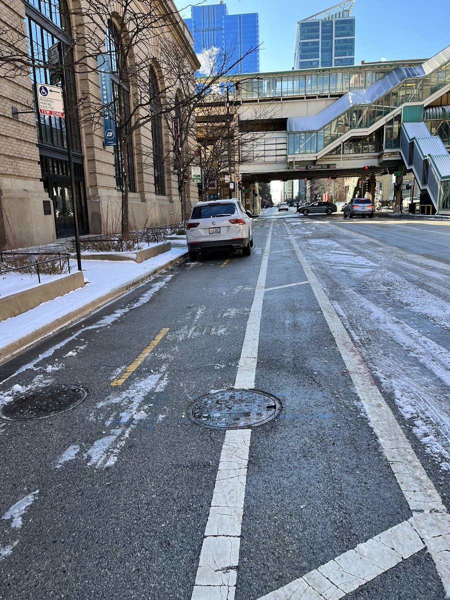 Poor <a href="/ClintonBikeLn/">Clinton Bike Lane</a> 😞