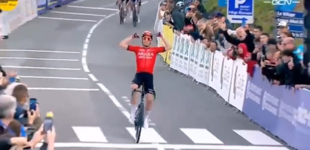 cyclingmaster3's tweet photo. 🇫🇷Tour des Alps Maritimes Stage 1️⃣🇫🇷
Kevin Vauquelin 🇫🇷 (@Arkea_Samsic) has won the first stage of Tour du Var getting the first GC leadership too.
🥇 Vauquelin 🇫🇷
🥈 Powless 🇺🇲 +5"
🥉 Geniets 🇱🇺 m.t.
#TourDesAlps #TourDuVar https://t.co/aVHHxIvI27