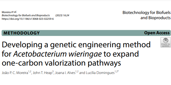 DominguesLab's tweet photo. Check out our recent research paper focused on "Developing a genetic engineering method for Acetobacterium wieringae to expand one-carbon valorization pathways".
Read the full article here: https://t.co/pCUREranTL
#genetictools #acetobacteria #Biotechnology https://t.co/pqCCJQqjKp