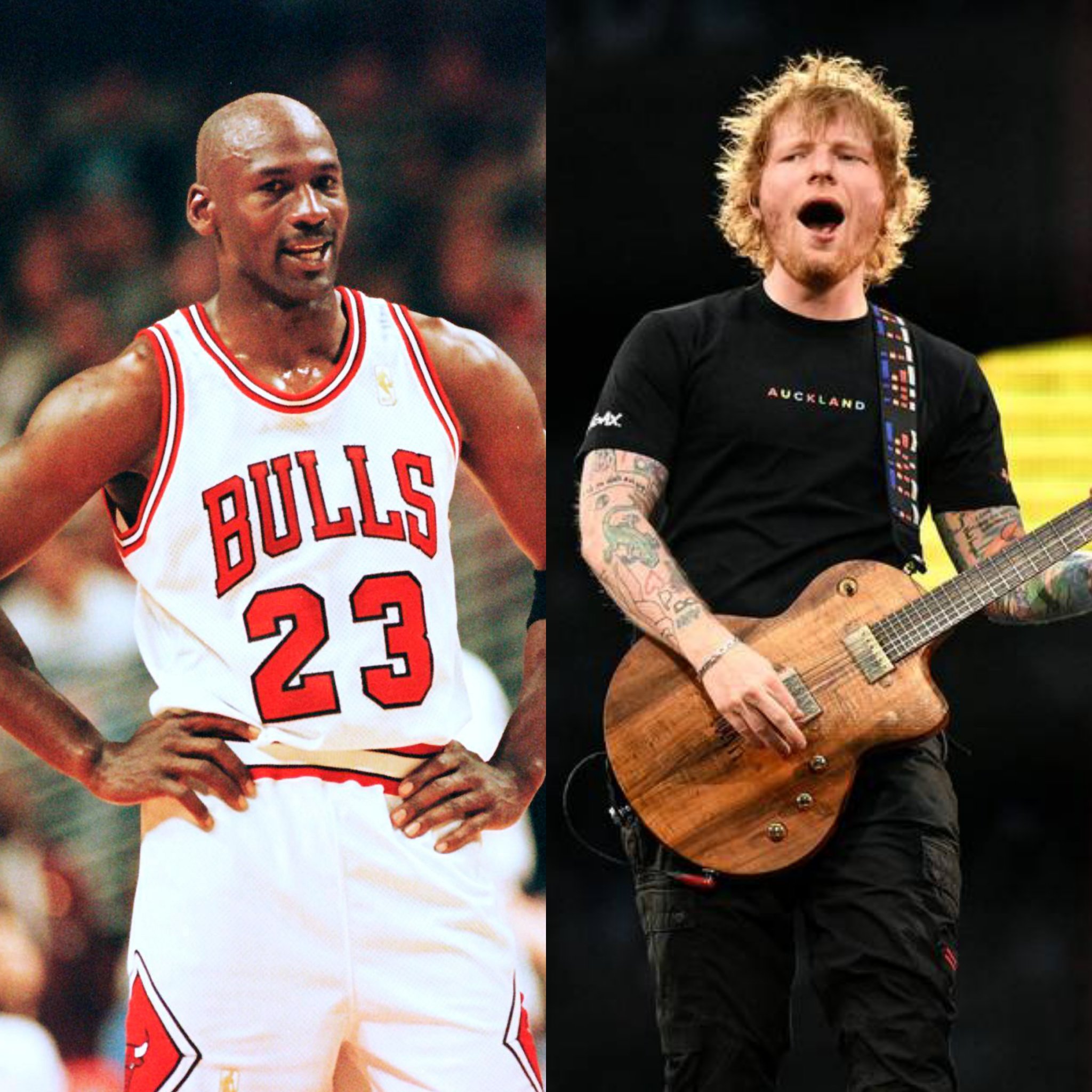 Michael Jordan and Ed Sheeran celebrate their birthday today, happy birthday!! 