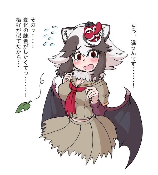 自分の描いたタヌキちゃんはこの2枚ですね…タヌキちゃん 