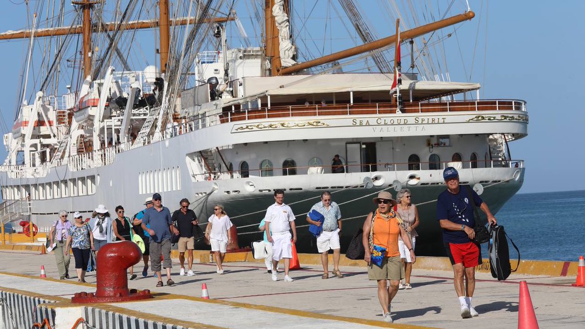 Gobierno de Yucatán on Twitter "Yucatán recibió por primera vez a uno de los cruceros de vela