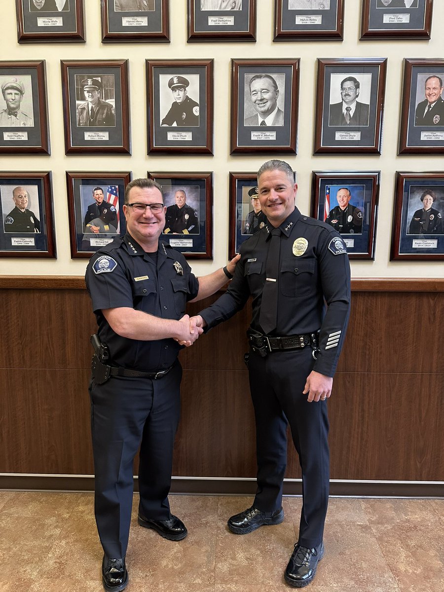 I am honored and privileged to have the opportunity to serve our great men and women of the Chino Police Department and our community being promoted to Deputy Chief. Thank you everyone for your support!