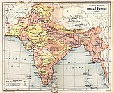 A century ago, the British Indian Empire was mapped out in great detail - take a look back in time with this #VintageMap! #History #BritishRaj #India