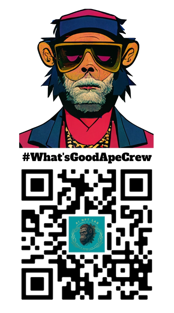 AIGalleryNft's tweet photo. 💪🚀🦧 One Ape To Rule Them All.
Keep ya eyes peeled
#WhatsGoodApeCrew #NFTcollection
Join us.
Mint Link
https://t.co/jQkogz5R2b…
Join Discord For Updates
https://t.co/ymYeB9qMFK
#InfluenceTheWorld🚀#WGACNFT #NFTs #MintAlert
@AIGalleryNft💰#IInfluencersPro #NFTCommunity https://t.co/henZJ9CGpQ