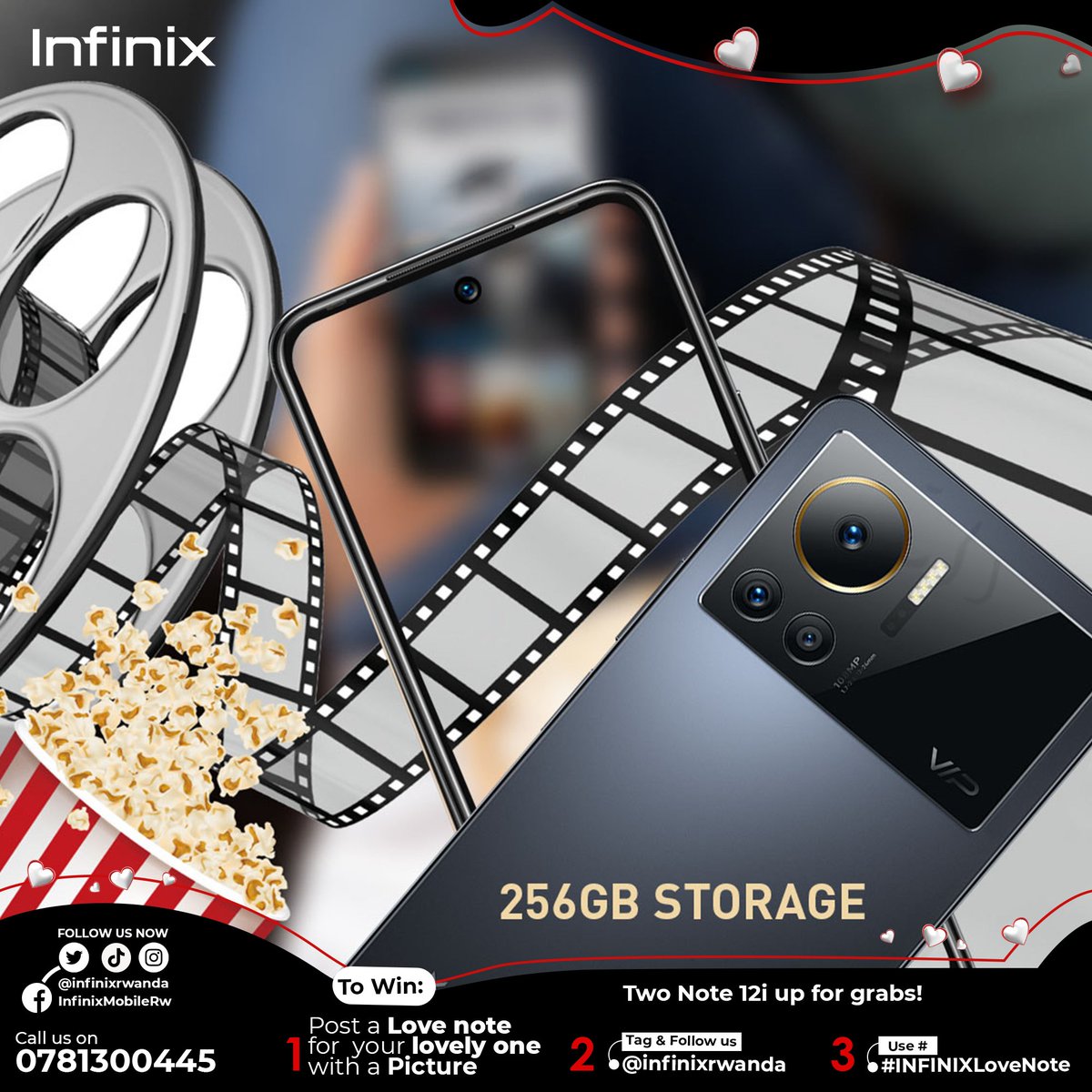 infinixrwanda's tweet photo. Injirana muri weekend ububiko bugufasha kugira ibihe by'akataraboneka n'abawe. #NOTE12VIP, take the lead.
#INFINIXLoveNote https://t.co/0mQ4gKOqfZ