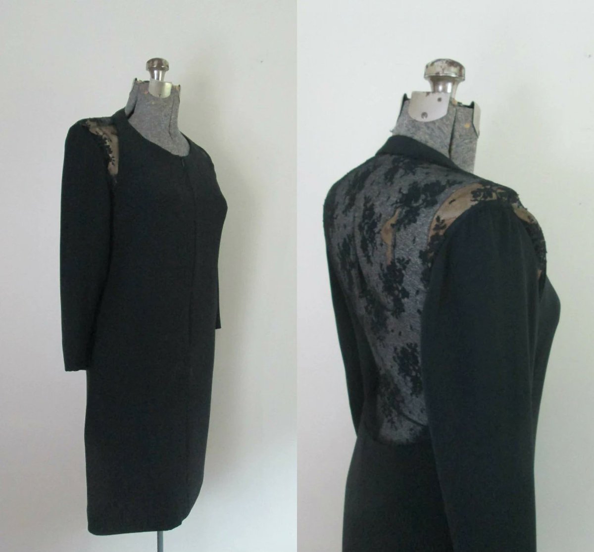 rileybella123's tweet photo. Designer Black Silk Dress Sheer Lace Back Mr. Beene Vintage LBD https://t.co/LAw2twEtdX via @Etsy #littleblackdress #vintageonly #etsyfinds #etsyboutique https://t.co/ayCiHaJHcS