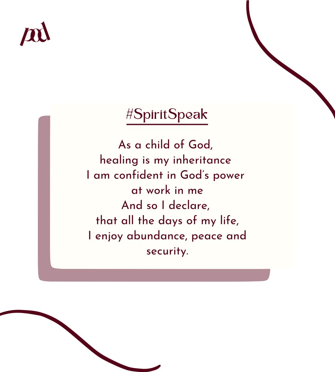 poetryofdustpod's tweet photo. It’s time for #SpiritSpeak 🕰️ 

Join us to speak these words and yield to God’s healing.

No matter how ill you are, healing is your inheritance. He will always give you rest and peace so declare it! 💛🧡 https://t.co/LM486iBOni
