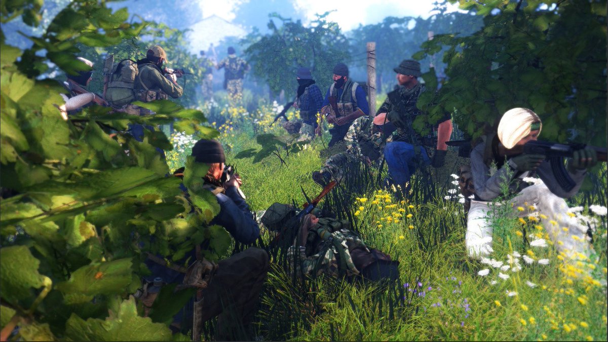 FIA rebels move to assault AAF Outpost. Circa 1993.

#Arma3 #90s