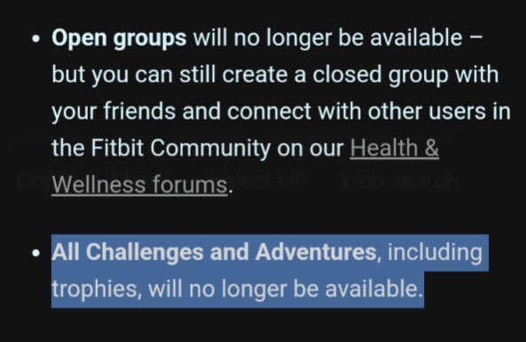 It’s clear Google’s strategy is to kill off Fitbit. So why buy it? We’ve got zero communication since Google have come in regarding Fitbit, they’ve took away so many features from trackers and now are killing the most loved feature across Fitbit, challenges. Awful
<a href="/FitbitSupport/">Fitbit Support</a>