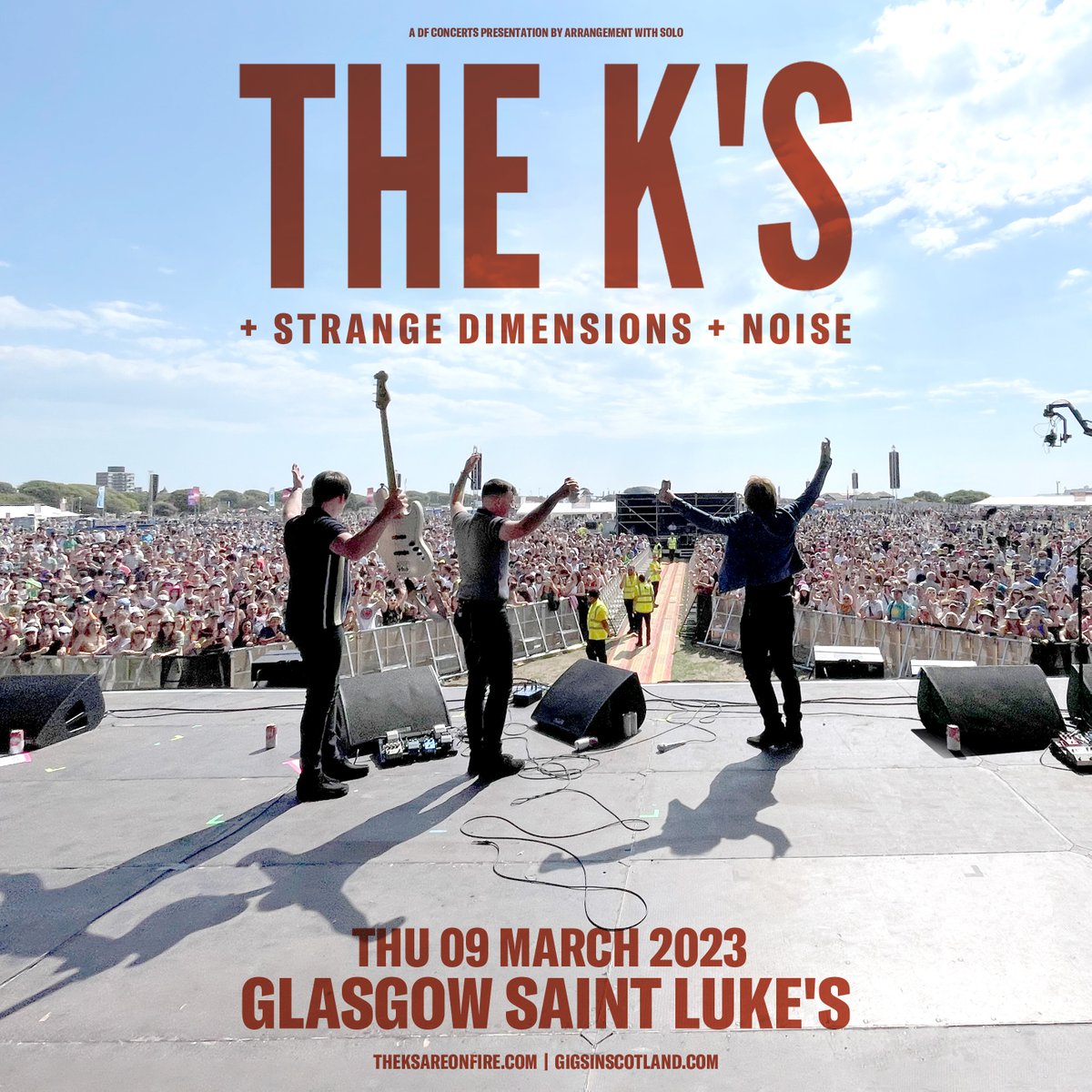 Gigs in Scotland (@gigsinscotland) on Twitter photo SUPPORT ADDED ยป <a href="/StrangeDimensi2/">๐บ๐๐๐๐๐๐ ๐ซ๐๐๐๐๐๐๐๐๐</a> + @noiseglasgow will support The K's gig at <a href="/stlukesglasgow/">Saint Luke's</a> this March!
MORE INFO โพ gigss.co/the-ks SUPPORT ADDED ยป <a href="/StrangeDimensi2/">๐บ๐๐๐๐๐๐ ๐ซ๐๐๐๐๐๐๐๐๐</a> + @noiseglasgow will support The K's gig at <a href="/stlukesglasgow/">Saint Luke's</a> this March!
MORE INFO โพ gigss.co/the-ks