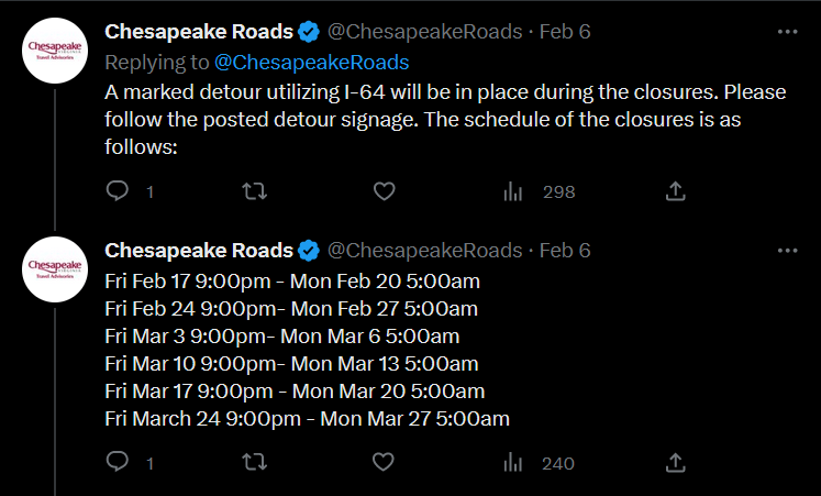 weareredemption's tweet photo. Starting February 17th, the Gilmerton Bridge will be closed for the next six consecutive weekends to allow for important bridge improvements. Please allow yourself the extra time to detour around the bridge. 

More details can be found here: https://t.co/BIa9nU50NR https://t.co/xSaYPIyATd