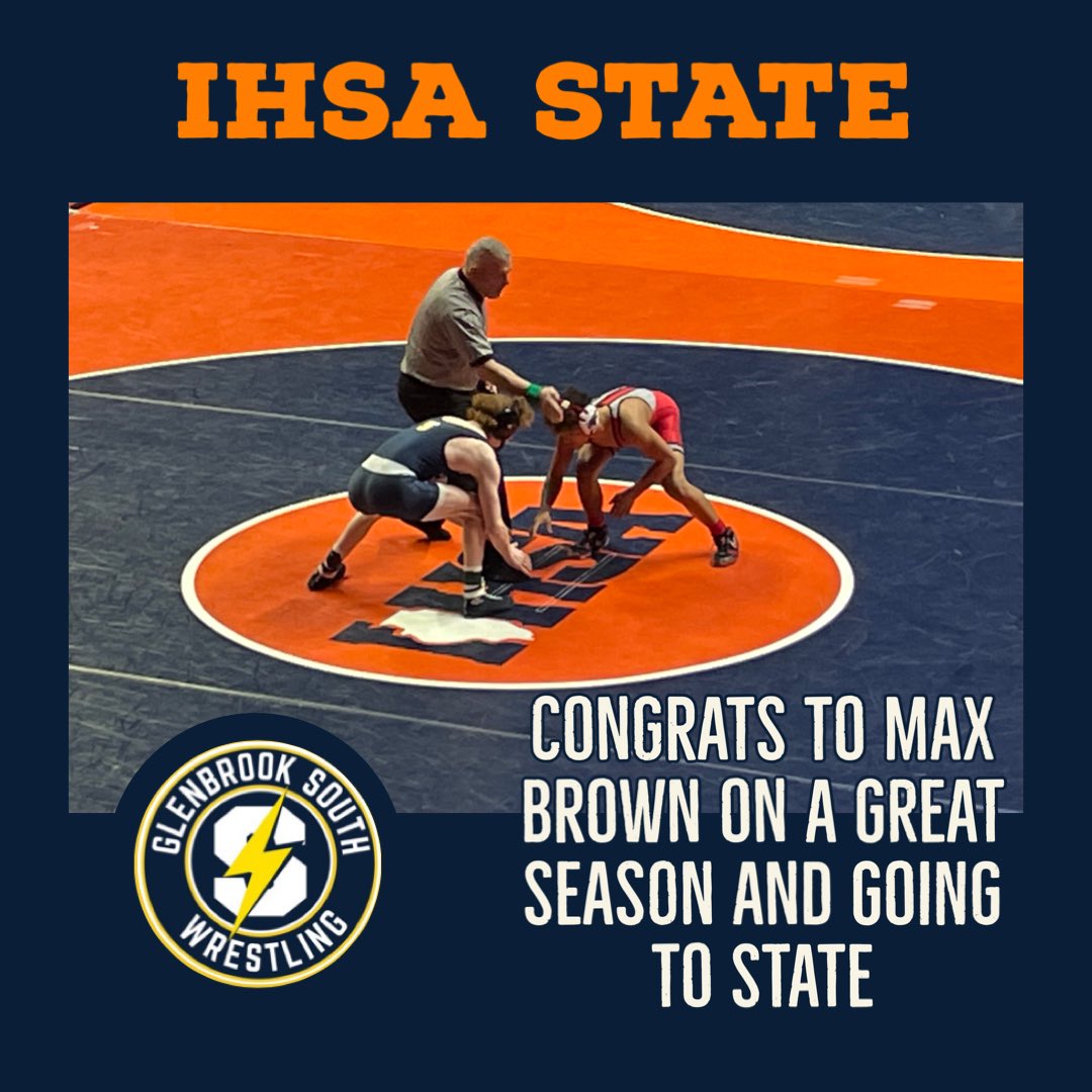 Coaches and the program are very proud of Max Brown, going to state as a junior and winning 35 matches. Great season! <a href="/gbs_athletics/">Glenbrook South Athletics</a>