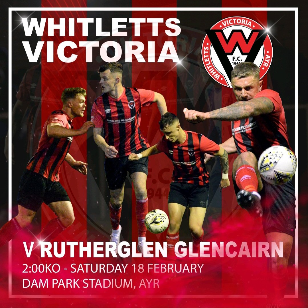 Huge <a href="/OfficialWoSFL/">West of Scotland Football League 🏴󠁧󠁢󠁳󠁣󠁴󠁿</a> game for the Vics tomorrow. Come along and give the boys your support
Entry just £7 adults / £4 concessions
Accompanied kids u16 go free