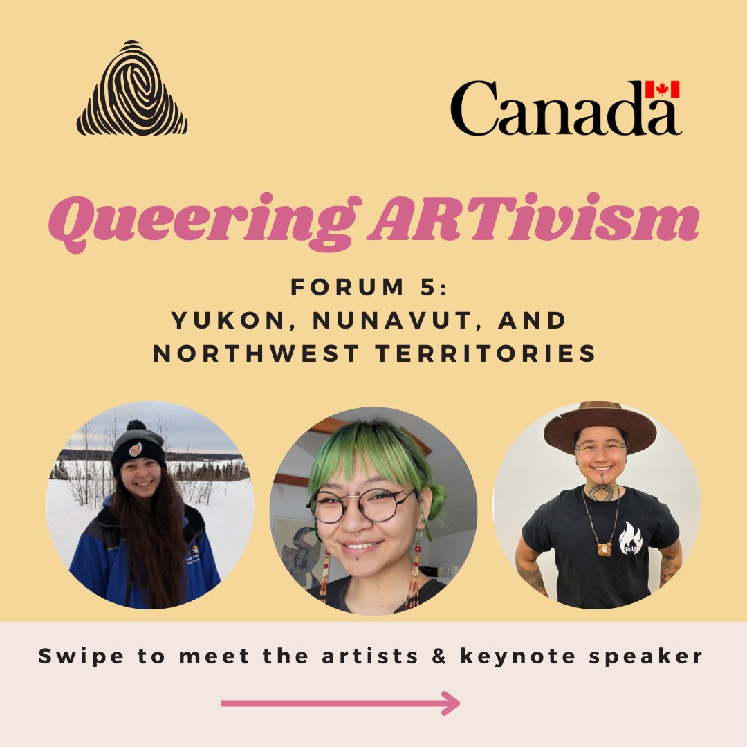CCGSD_CCDGS's tweet photo. The last Queering ARTivism Forum is next Thursday, February 23rd! 🎉
Reminder: You don't need to be residing in Yukon, Nunavut or Northwest Territories to join this forum!
🌟Register here: https://t.co/oqE8eifbJq 🌟
#QueeringArtivism #QueerWorkshop #ArtWorkshop #KeynoteSpeaker https://t.co/qzCpK97z1t
