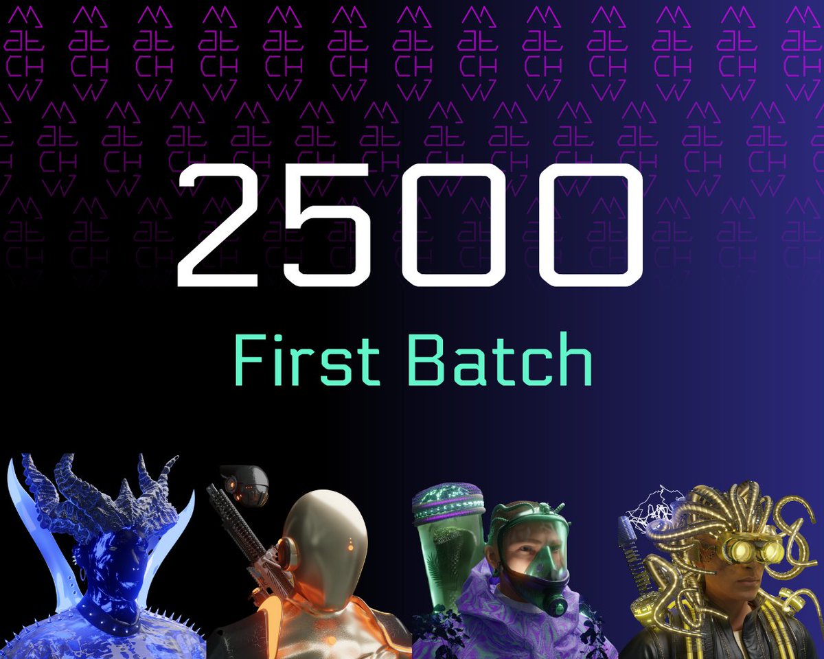 wwwatch_'s tweet image. First batch : Only 𝟮𝟱𝟬𝟬 𝗡𝗙𝗧𝘀 available !

For the first mint of WWWatch, only 1/4 of the supply will be mintable !

Private Sale : February 21 // 19:00 UTC
Public Sale : February 22 // 19:00 UTC

🔁 RT &amp;amp; ❤️ Like for a chance to win 1 $EGLD