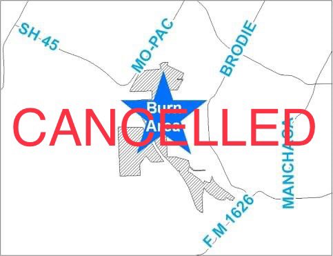 Austin Fire Dept on Twitter: "**CANCELLED: PRESCRIBED BURN TODAY** From