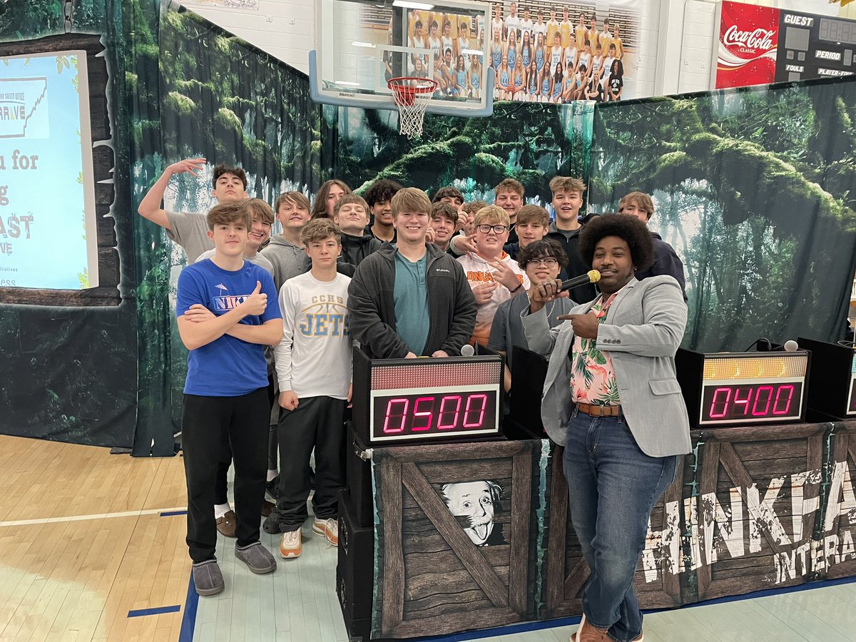 jet_pride's tweet photo. CCHS Students had a tough but fun competition today learning with the ThinkFast Interactive Program! #ThinkFast #ThinkFastInteractive #GoJets https://t.co/nhmCBJqHt1