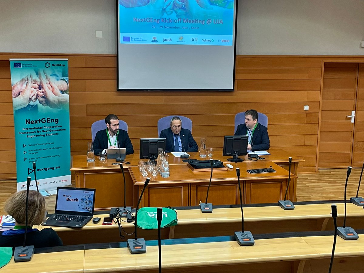 NextgengProject's tweet photo. The Kick-Off Meeting of the @NextgengProject was organized at the University of Jaen in Jaen (Spain),28-29 Nov. 2022. The meeting gathered together representatives from all 6 partners and offered the opportunity to discuss and plan the activities in the project.
#NextGEng https://t.co/SBciOsnq3M