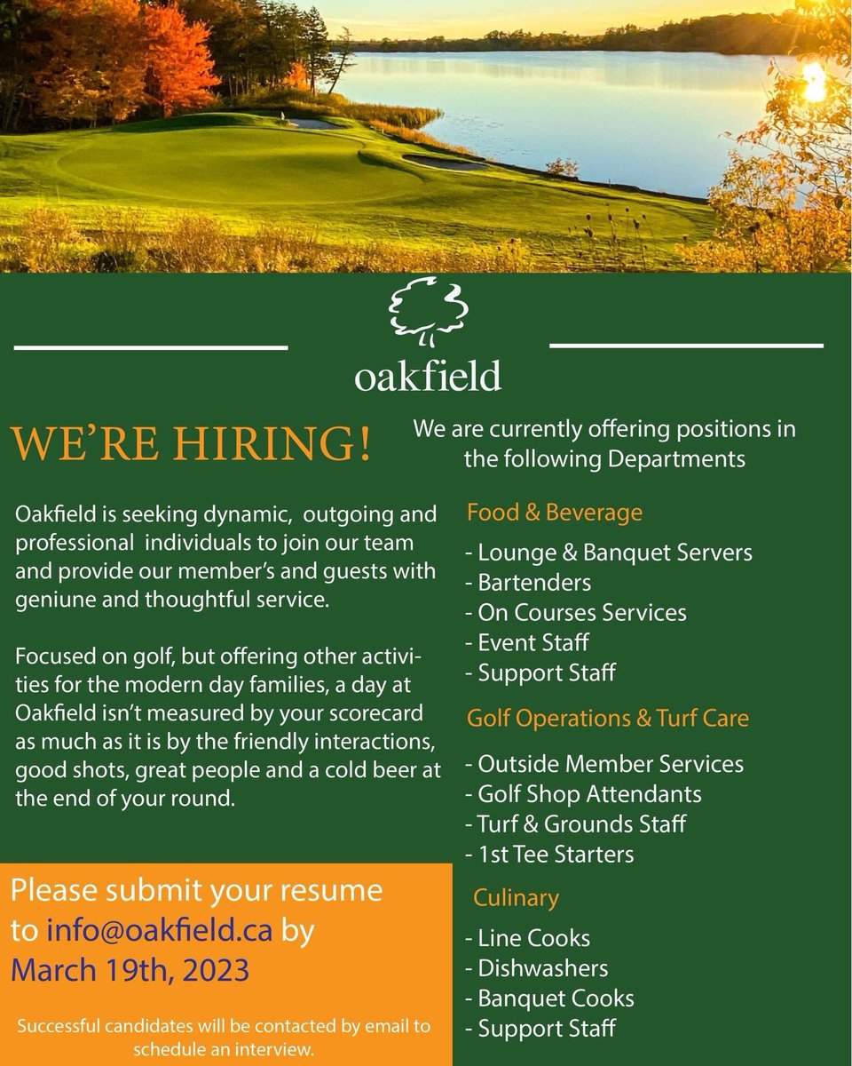 Oakfield Golf & Country Club tweet media