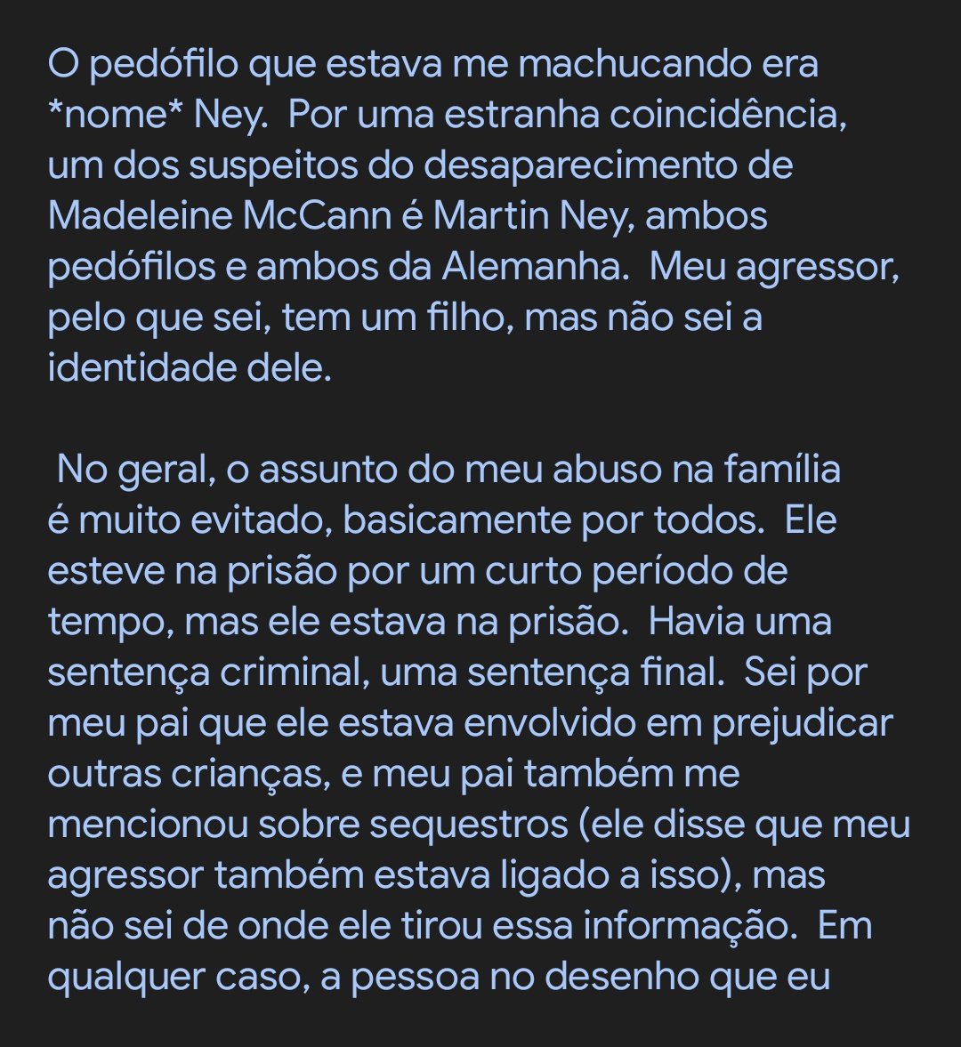 luuwanzeler's tweet photo. Fiquei curiosa em saber o que dizia o texto que a suposta moça diz ser a Madeleine McCann, resolvi traduzir.. continua nos comentários https://t.co/YzpST8N9Ji