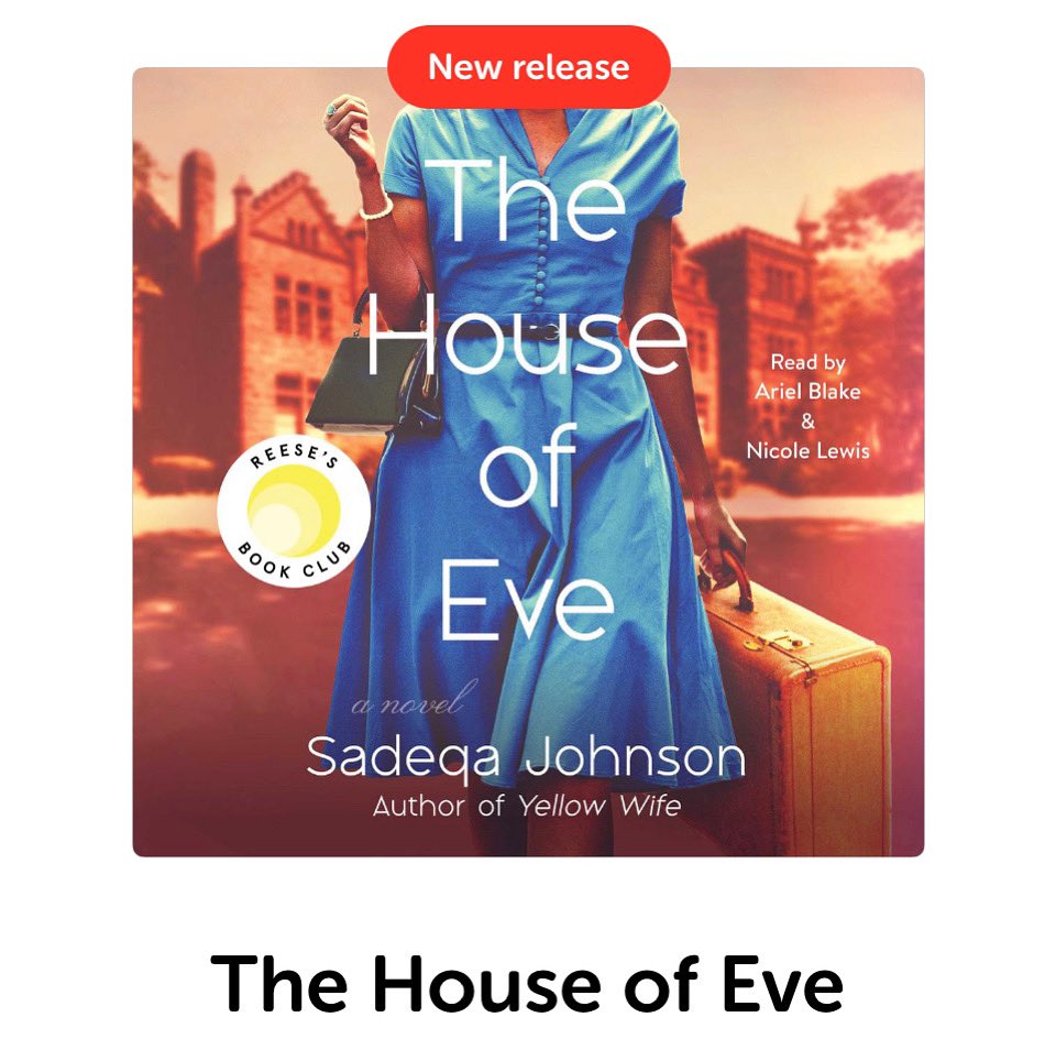I’m LOVING The House of Eve! Painting our new house and listening all day on <a href="/librofm/">Libro.fm</a> ! 💙<a href="/ReesesBookClub/">Reese's Book Club</a> <a href="/Sadeqasays/">Sadeqa Johnson</a> #thehouseofeve #newreleases #bookclubreads #fridayreads #audiobooks