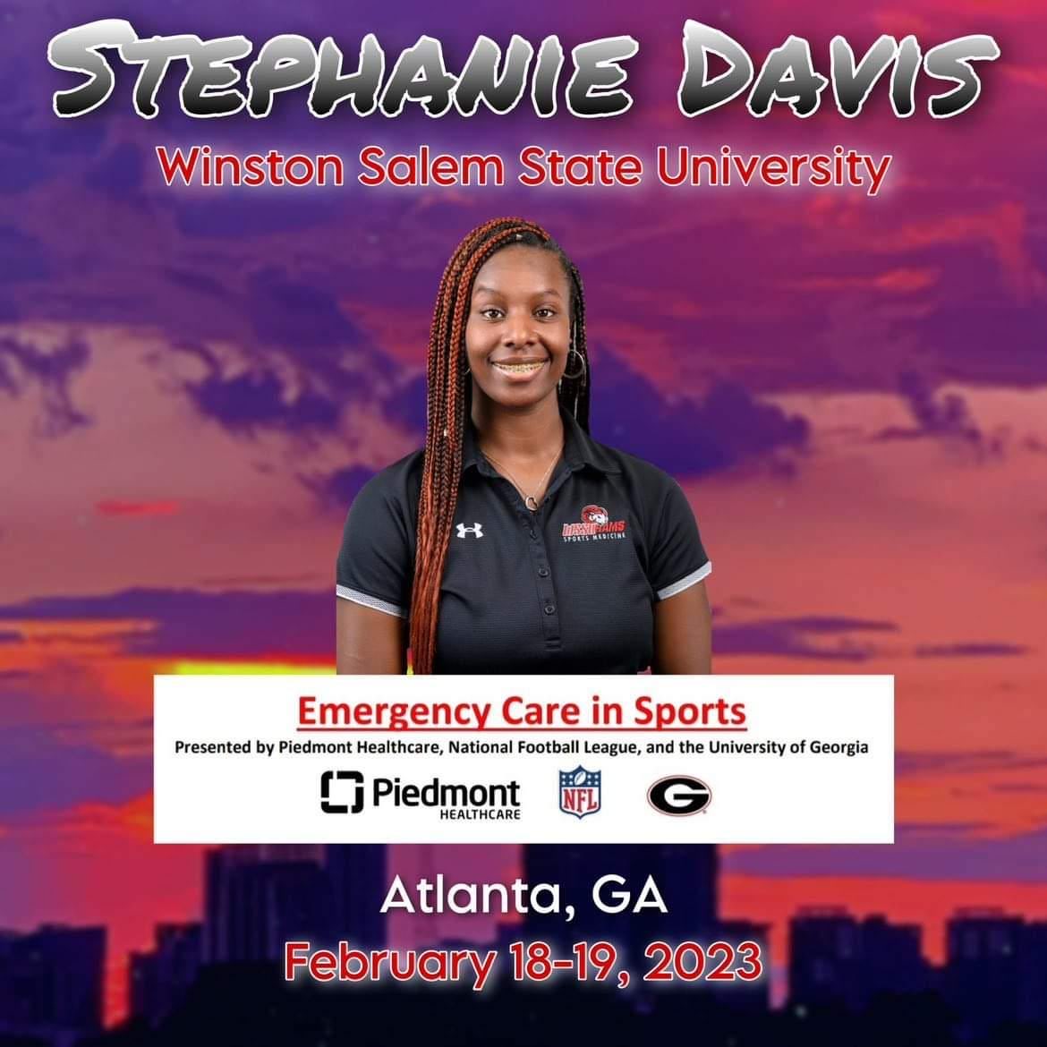 WSSU Athletics on Twitter "RT ramssportsmed Steph was selected by