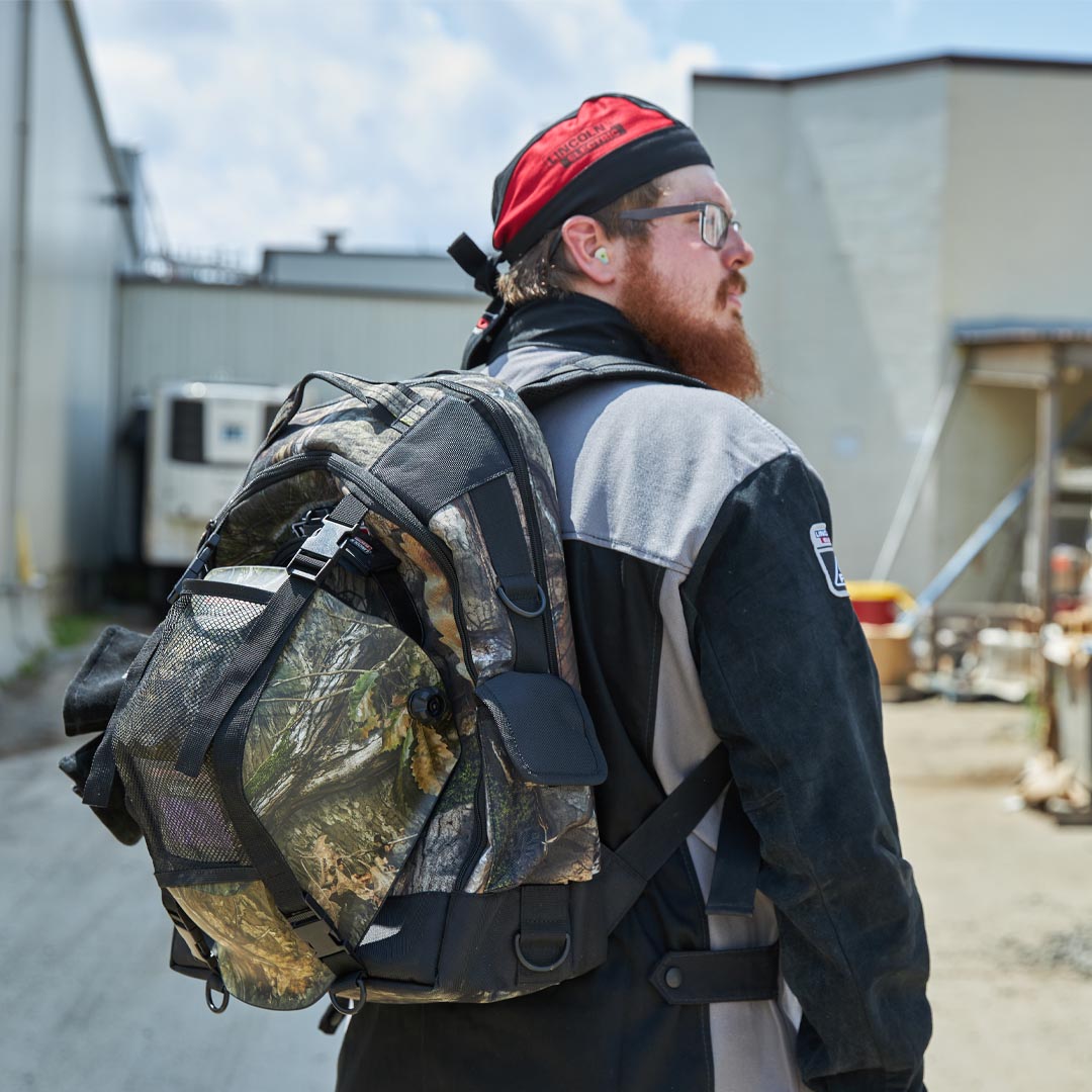 LincolnElectric's tweet photo. We are thrilled to announce our collaboration with @MossyOak to offer a new and exclusive line of Mossy Oakยฎ camouflage-designed welding PPE and gear for the outdoors community. Click here to learn more: https://t.co/e8WviwRnt6 #MossyOak #ItsAnObsession #WeldRed #WeldRedNation https://t.co/Fyu3QUku3V