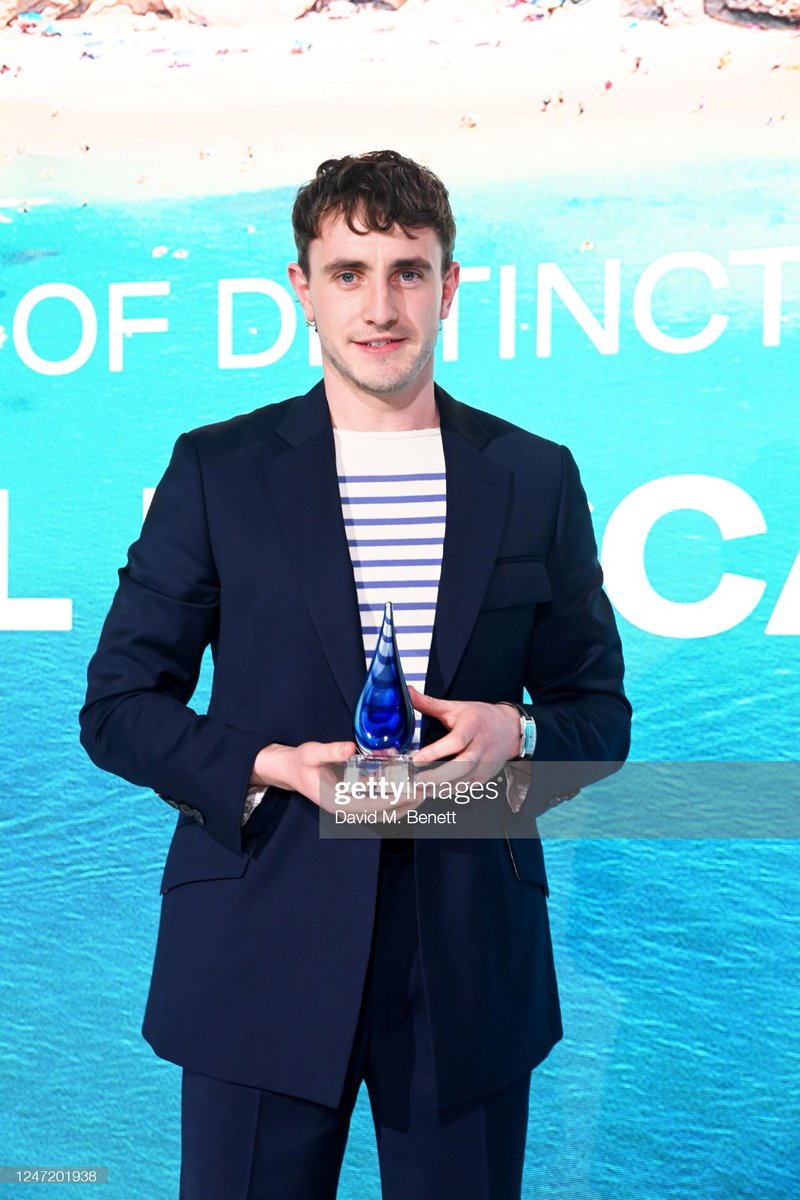 paulmescalI's tweet photo. Truly overjoyed to announce that I was finally honoured with the Artist of Distinction award at the Newport Beach Film Festival UK Honours last night. https://t.co/KwqAQnM7bx