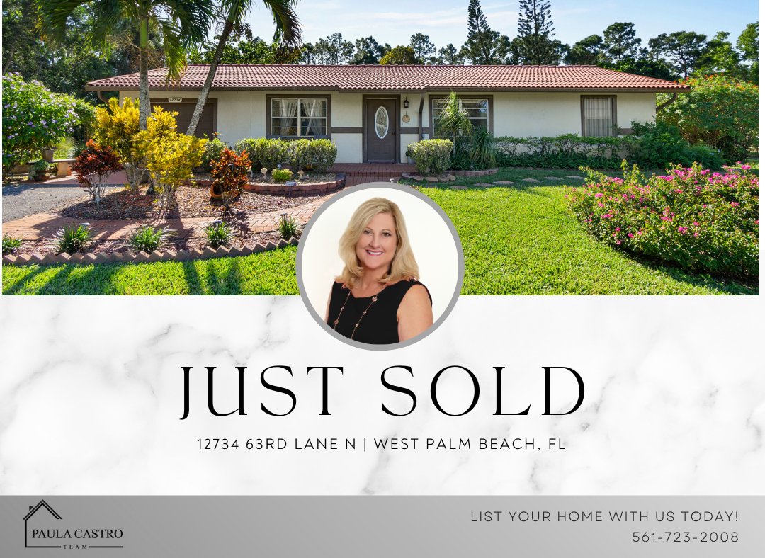 #paulacastroteam #westpalmbeachfl #westpalmbeachflorida #JustSoldHome