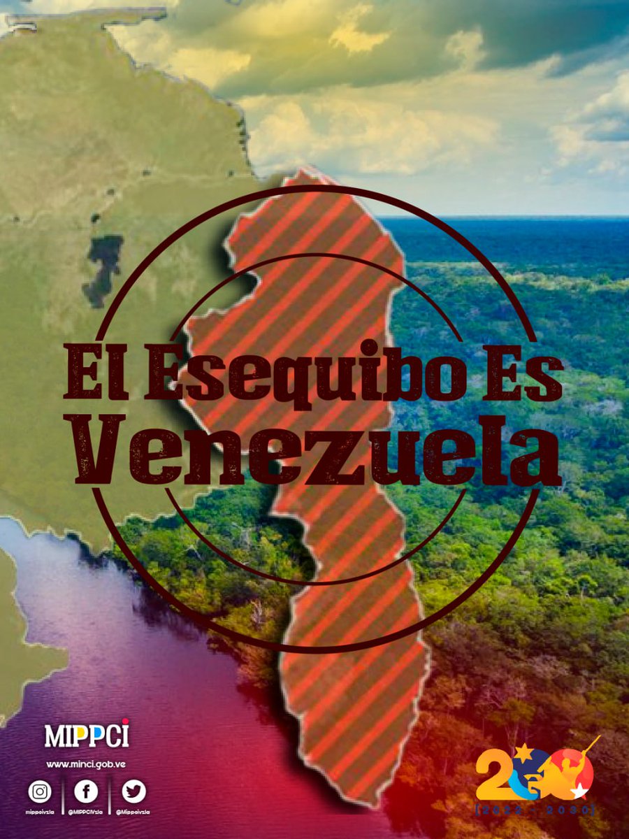 #17Feb| 🇻🇪 📢 ¡ETIQUETA DEL DÍA! ▶️

#ElEsequiboEsDeVenezuela 

El Acuerdo de Ginebra es garantía de Paz y Soberanía.