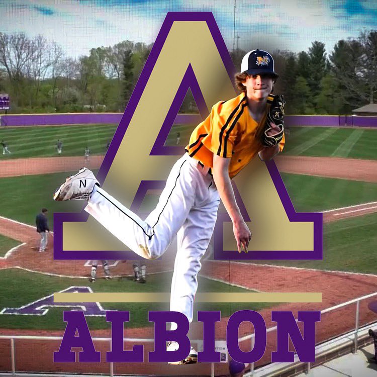 I am beyond excited to announce my commitment to Albion College! I want to give a huge thank you to my coaches, teammates, and my parents who have helped me become the ballplayer and person I am today. I'm excited for what the next 4 years hold for me as a Briton! #britonbound