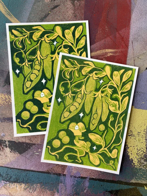 This is for my Poplar Print Club! You can get one mailed to you, too, if you'd like! Ink's In the bio! 