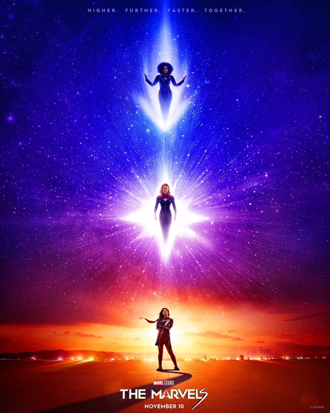 MCU The Marvels poster